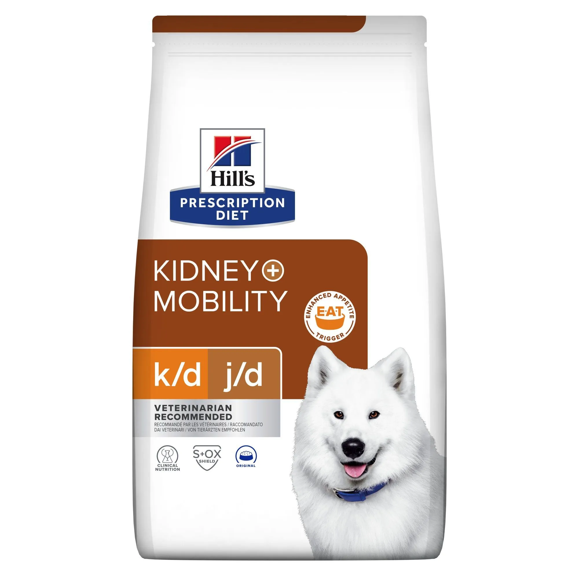 Hill's Prescription Diet K/D J/D Kidney + Mobility Croquettes Pour Chien Au Poulet - 4Kg 3 Hill's Prescription Diet K/D J/D Kidney + Mobility Croquettes Pour Chien Au Poulet - 4Kg