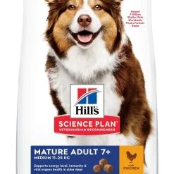 Hill's Science Plan Chien Mature Adult 7+ Medium Poulet