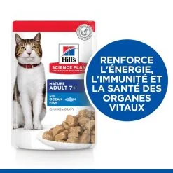 Hill's Science Plan Chat Mature Adult 7+ Multipack -Animal De Compagnie Soldes 2024 1645806314869 full
