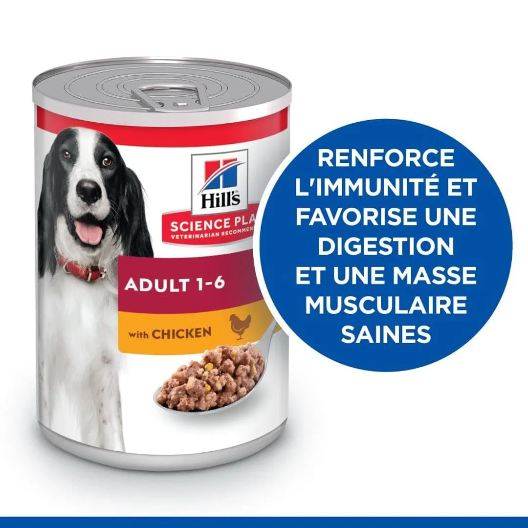 Hill's Science Plan Chien Adult Poulet 4 Hill's Science Plan Chien Adult Poulet – Image 2