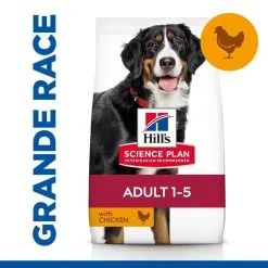 Hill's Science Plan Chien Adult Large Breed Poulet -Animal De Compagnie Soldes 2024 1646043383526 full