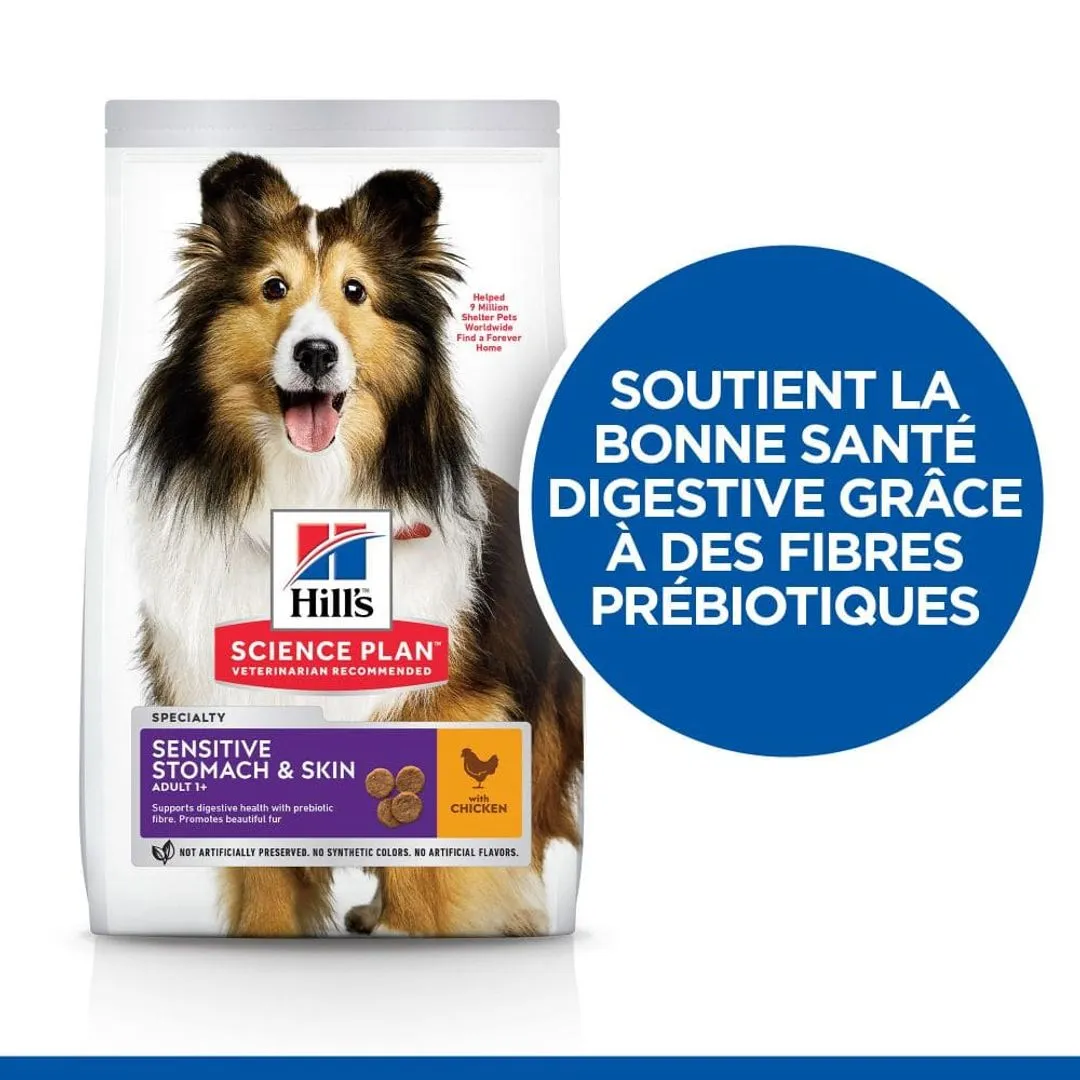 Hill's Science Plan Chien Adult Sensitive Stomach & Skin Medium Poulet 4 Hill's Science Plan Chien Adult Sensitive Stomach & Skin Medium Poulet – Image 2