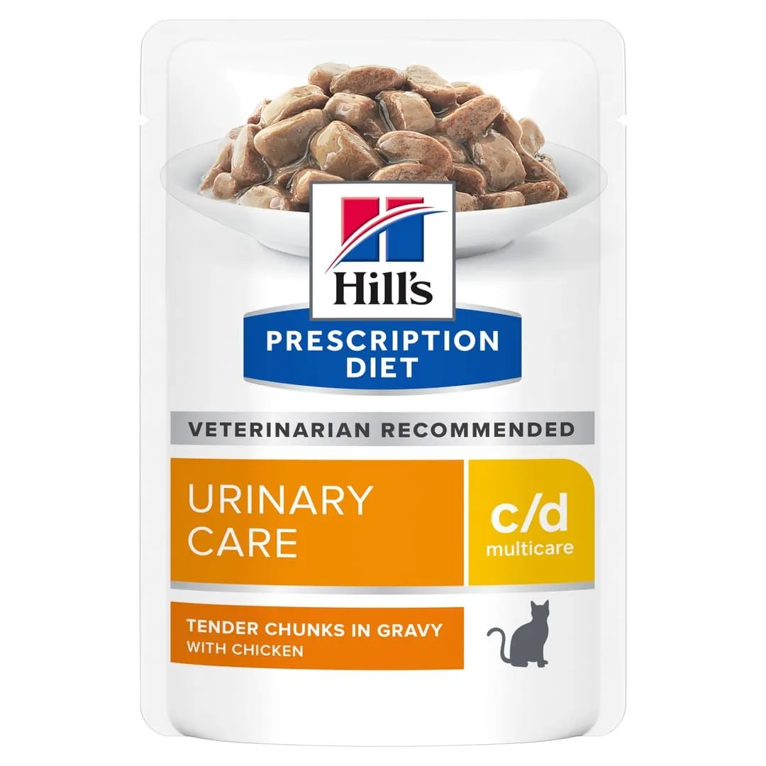 Hill's Prescription Diet Chat C/d Urinary Multicare Sachet Poulet 3 Hill's Prescription Diet Chat C/d Urinary Multicare Sachet Poulet