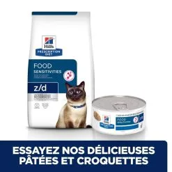 Hill's Prescription Diet Chat Z/d Food Sensitivities -Animal De Compagnie Soldes 2024 1648572711810 full 1