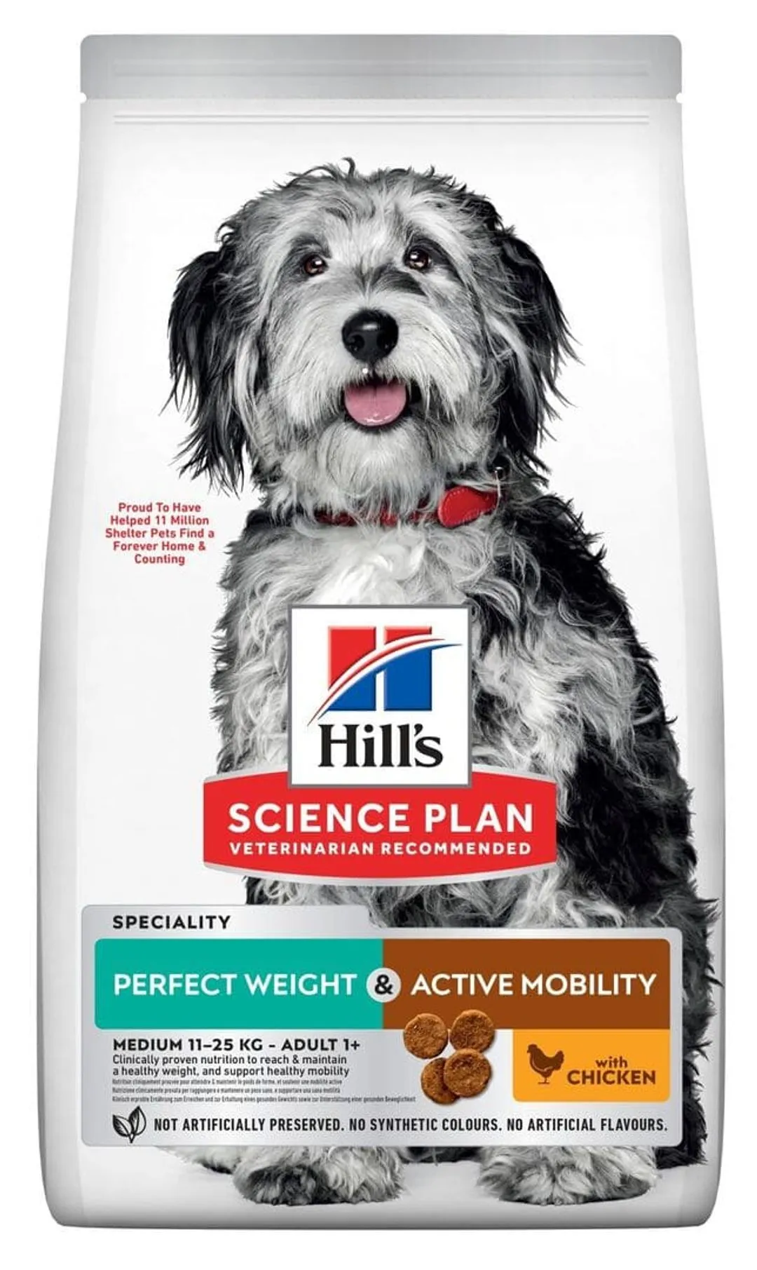 Hill's Science Plan Chien Adulte Medium Perfect Weight & Active Mobility 3 Hill's Science Plan Chien Adulte Medium Perfect Weight & Active Mobility