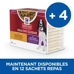 Hill's Hill’s Science Plan Chien Adult Mijotés Healthy Cuisine Poulet Bœuf 14 Hill's Hill’s Science Plan Chien Adult Mijotés Healthy Cuisine Poulet Bœuf -Animal De Compagnie Soldes 2024 1654590208745 full