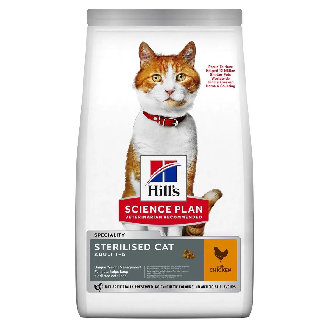 Hill's Science Plan Chat Sterilised Adult Poulet 3 Hill's Science Plan Chat Sterilised Adult Poulet