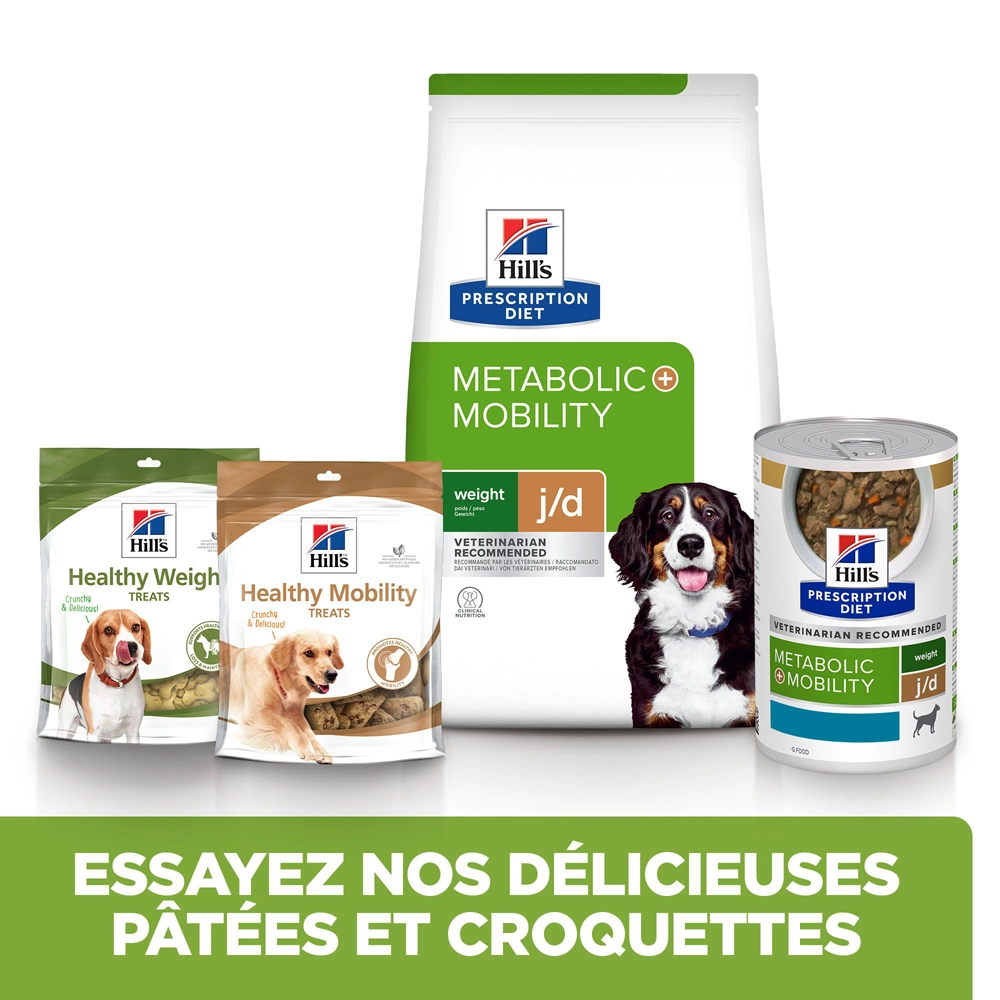 Hill's Prescription Diet Metabolic + Mobility Croquettes Pour Chien Au Poulet 12Kg 8 Hill's Prescription Diet Metabolic + Mobility Croquettes Pour Chien Au Poulet 12Kg – Image 6