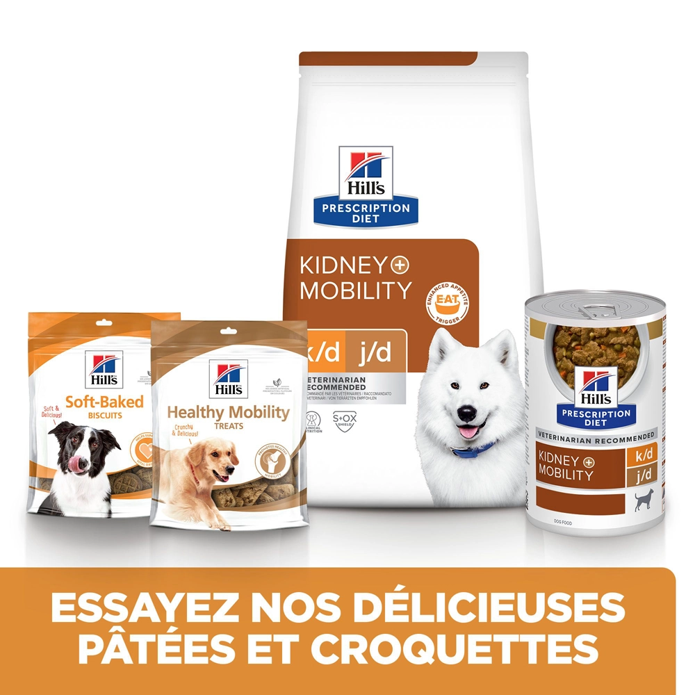 Hill's Prescription Diet K/D J/D Kidney + Mobility Croquettes Pour Chien Au Poulet - 12Kg 7 Hill's Prescription Diet K/D J/D Kidney + Mobility Croquettes Pour Chien Au Poulet - 12Kg – Image 5