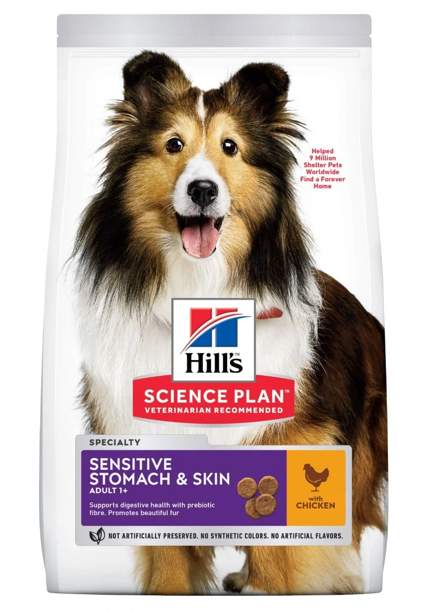 Hill's Hill’s Science Plan Adult Sensitive Stomach & Skin Poulet 14kg 4 Hill's Hill’s Science Plan Adult Sensitive Stomach & Skin Poulet 14kg – Image 2