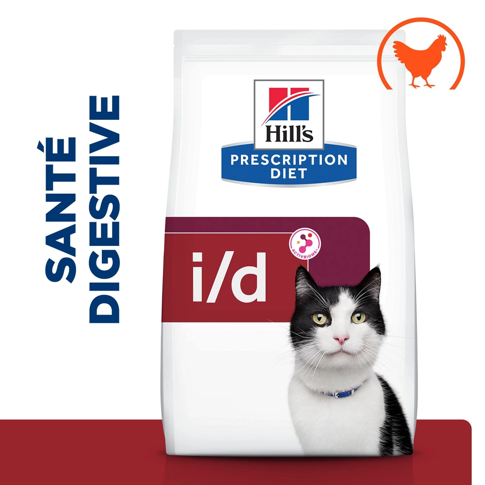 Hill's Prescription Diet I/D Digestive Croquettes Pour Chat Et Chaton Au Poulet - 3Kg 4 Hill's Prescription Diet I/D Digestive Croquettes Pour Chat Et Chaton Au Poulet - 3Kg – Image 2