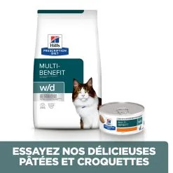 Hill's Prescription Diet W/D Multi Benefit Croquettes Pour Chat Au Poulet - 3Kg -Animal De Compagnie Soldes 2024 52742042251 5 FR