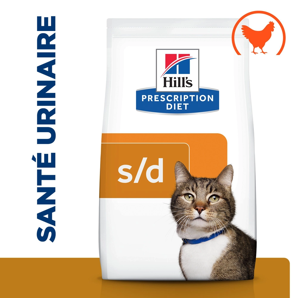 Hill's Prescription Diet S/D Urinary Croquettes Pour Chat Au Poulet - 1.5Kg 4 Hill's Prescription Diet S/D Urinary Croquettes Pour Chat Au Poulet - 1.5Kg – Image 2