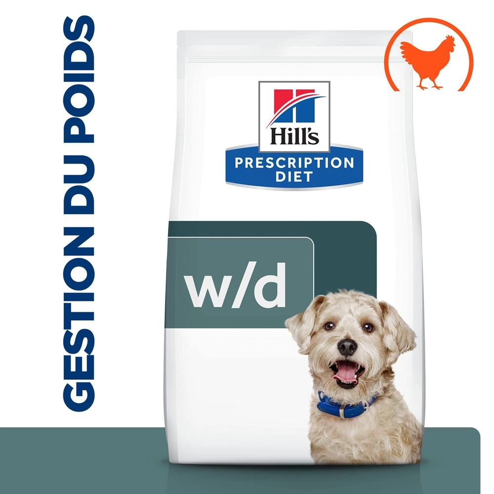 Hill's Prescription Diet W/D Diabete Croquettes Pour Chien Au Poulet 4 Kg 4 Hill's Prescription Diet W/D Diabete Croquettes Pour Chien Au Poulet 4 Kg – Image 2