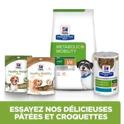 Hill's Prescription Diet J/D Metabolic + Mobility Mini Croquettes Pour Petit Chien Au Poulet - 3Kg -Animal De Compagnie Soldes 2024 52742045269 5 FR