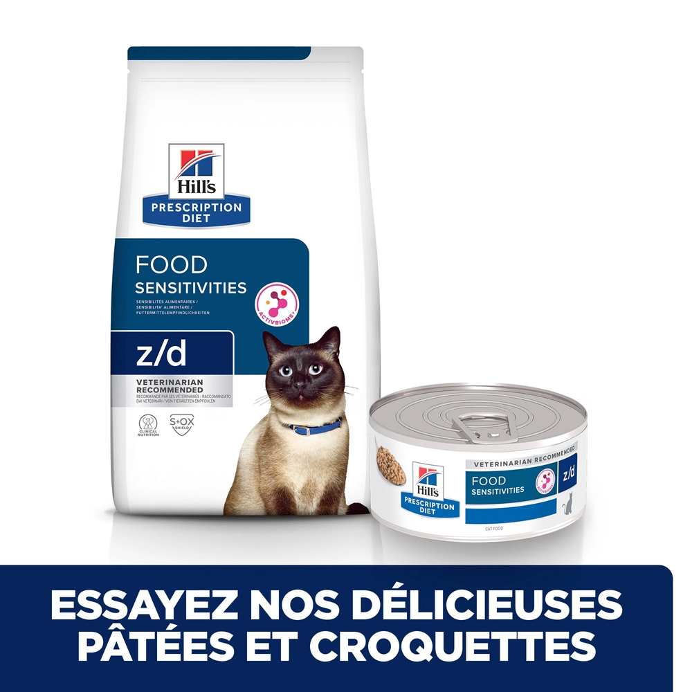 Hill's Prescription Diet Z/D Food Sensitivities Croquettes Pour Chat Au Poulet 3kg 8 Hill's Prescription Diet Z/D Food Sensitivities Croquettes Pour Chat Au Poulet 3kg – Image 6