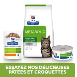 Hill's Prescription Diet Metabolic Croquettes Pour Chat Au Poulet 12kg -Animal De Compagnie Soldes 2024 52742047249 5 FR 2