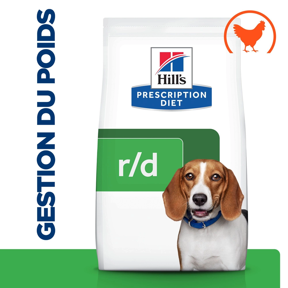Hill's Prescription Diet R/d Weight Loss Croquettes Pour Chien Au Poulet 10 Kg 4 Hill's Prescription Diet R/d Weight Loss Croquettes Pour Chien Au Poulet 10 Kg – Image 2