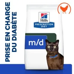 Hill's Prescription Diet M/d Diabète Croquettes Pour Chat Au Poulet 3kg -Animal De Compagnie Soldes 2024 52742048208 1 FR