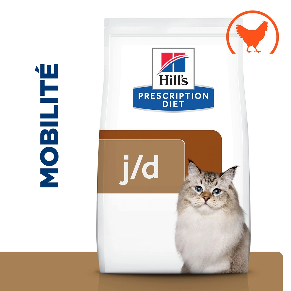 Hill's Prescription Diet J/D Mobility Croquettes Pour Chat Au Poulet 1.5kg 3 Hill's Prescription Diet J/D Mobility Croquettes Pour Chat Au Poulet 1.5kg – Image 2