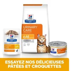 Hill's Prescription Diet C/D Urinary Multicare Sachets Pour Chat Au Poulet - 12 X 85g -Animal De Compagnie Soldes 2024 52742118819 5 FR