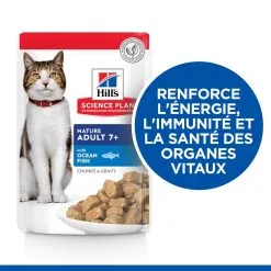 Hill's Science Plan Mature Adult Multipack 12 Sachets Repas Pour Chat Sénior Poulet Et Poisson 12 X 85g -Animal De Compagnie Soldes 2024 52742212005 2 science plan chat g mature sachet repas pack mixte poulet poisson
