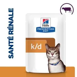 Hill's Prescription Diet K/D Sachets Pour Chat Au Boeuf - 12 X 85g -Animal De Compagnie Soldes 2024 52742274102 1 FR