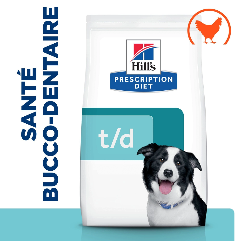 Hill's Presription Diet T/D Dental Care Croquettes Pour Chien Au Poulet - 4 Kg 4 Hill's Presription Diet T/D Dental Care Croquettes Pour Chien Au Poulet - 4 Kg – Image 2