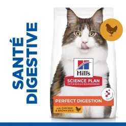 Hill's Science Plan Chat Perfect Digestion -Animal De Compagnie Soldes 2024 5 full 5