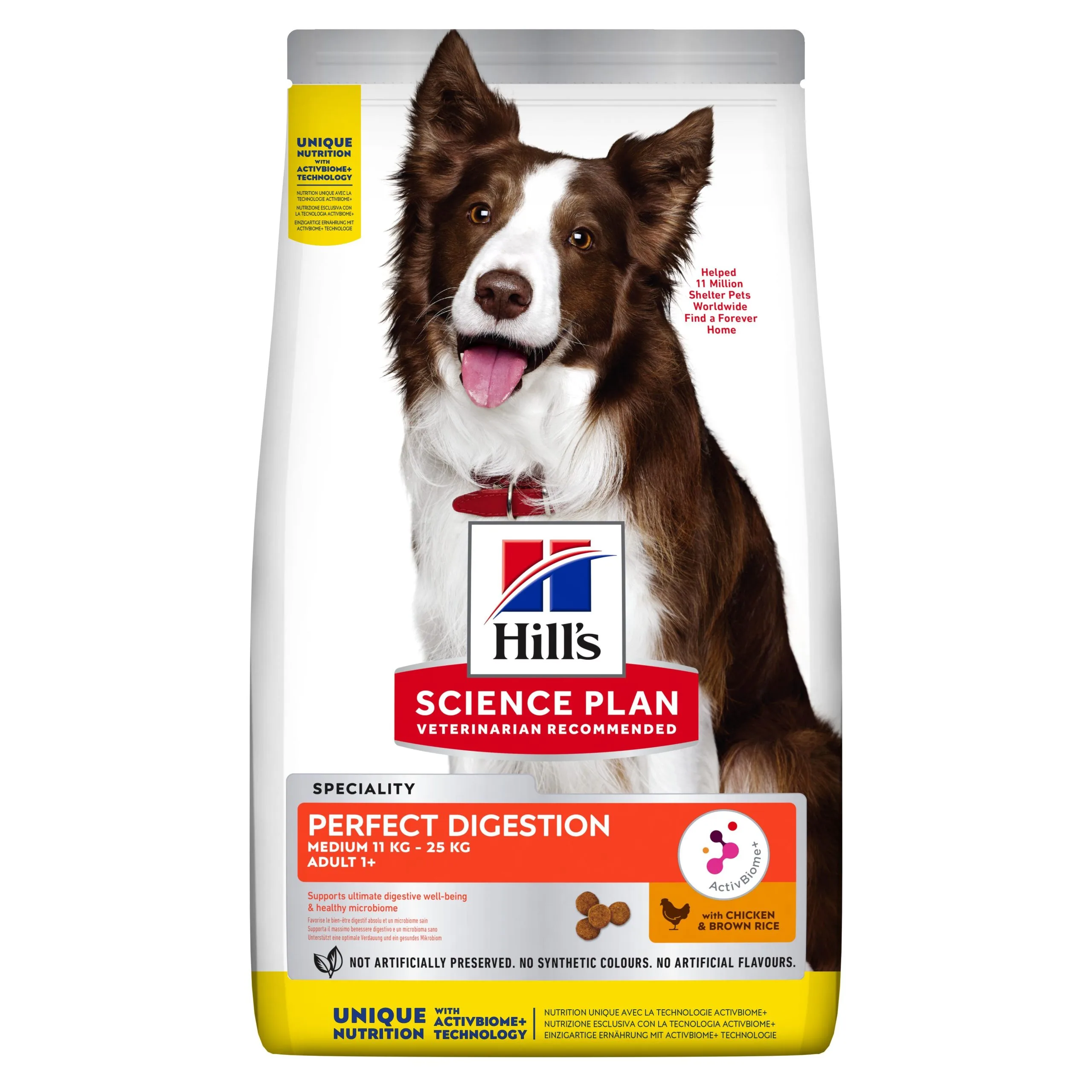 Hill's Science Plan Perfect Digestion Medium Croquettes Pour Chien 2,5kg 3 Hill's Science Plan Perfect Digestion Medium Croquettes Pour Chien 2,5kg