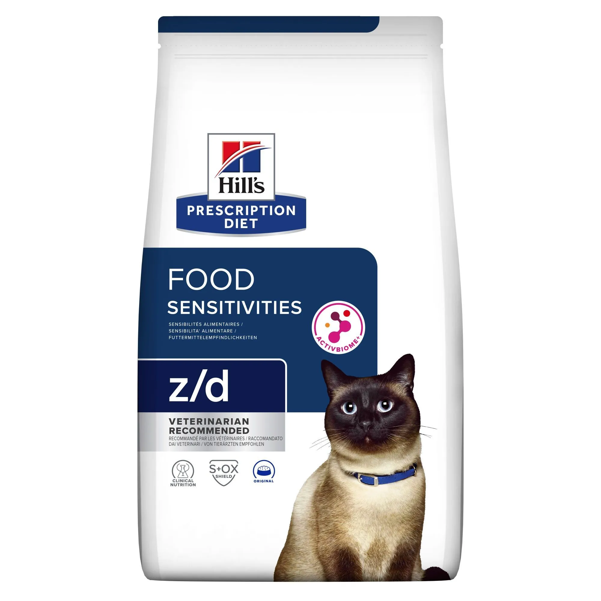 Hill's Prescription Diet Z/D Food Sensitivities Croquettes Pour Chat Au Poulet 3kg 3 Hill's Prescription Diet Z/D Food Sensitivities Croquettes Pour Chat Au Poulet 3kg