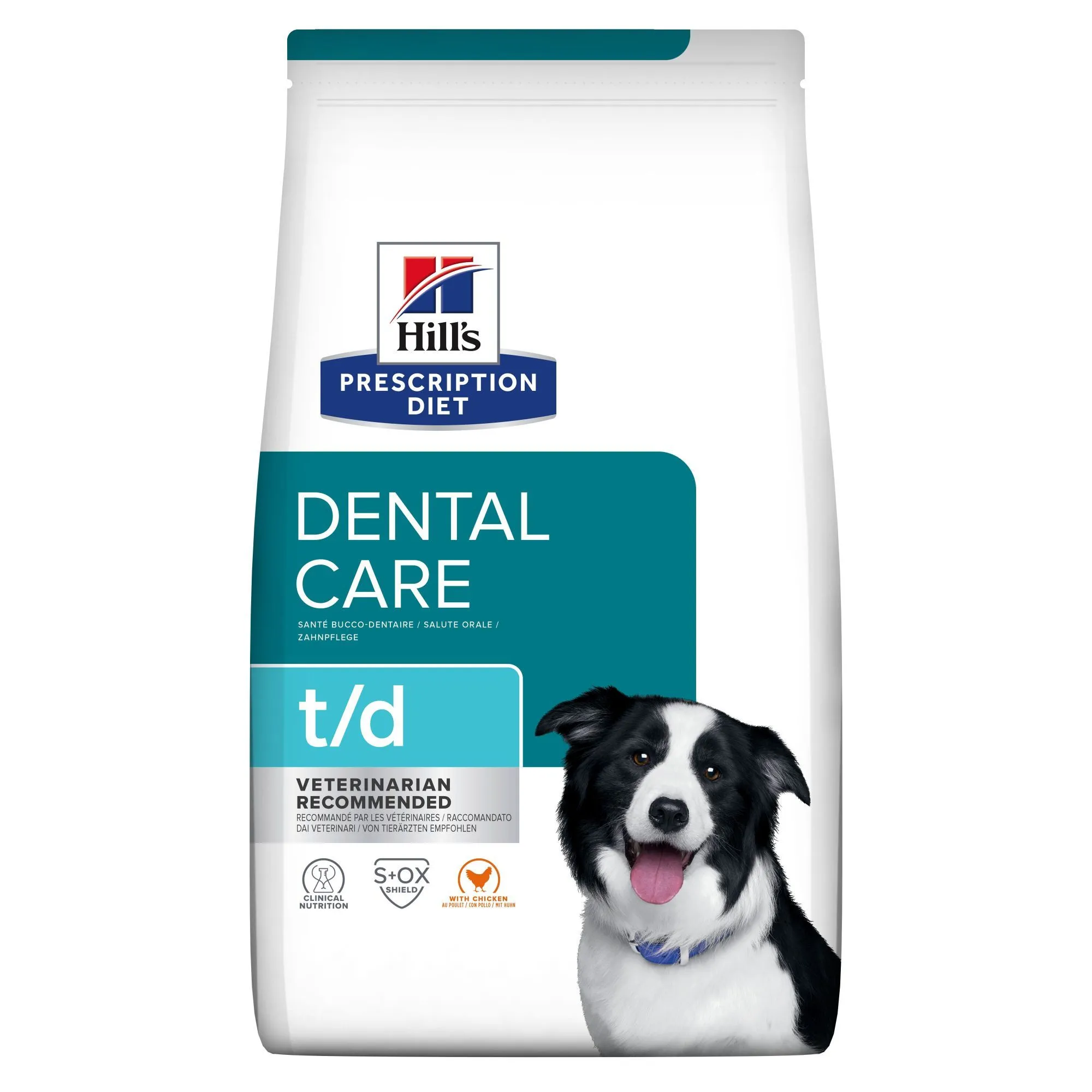 Hill's Presription Diet T/D Dental Care Croquettes Pour Chien Au Poulet - 4 Kg 3 Hill's Presription Diet T/D Dental Care Croquettes Pour Chien Au Poulet - 4 Kg